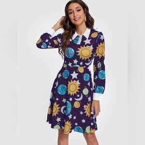 Women’s Jeceika L Miss Frizzle Costume Dress